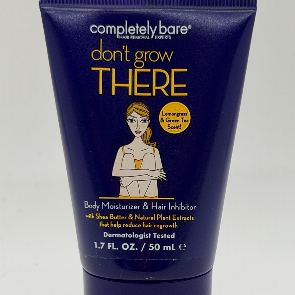 NWT Completely Bare Don't Grow There Body Moisturizer & Hair Inhibitor 1.7 oz